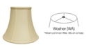 Macy's Cloth&Wire Slant Bell Softback Lampshade with Washer Fitter